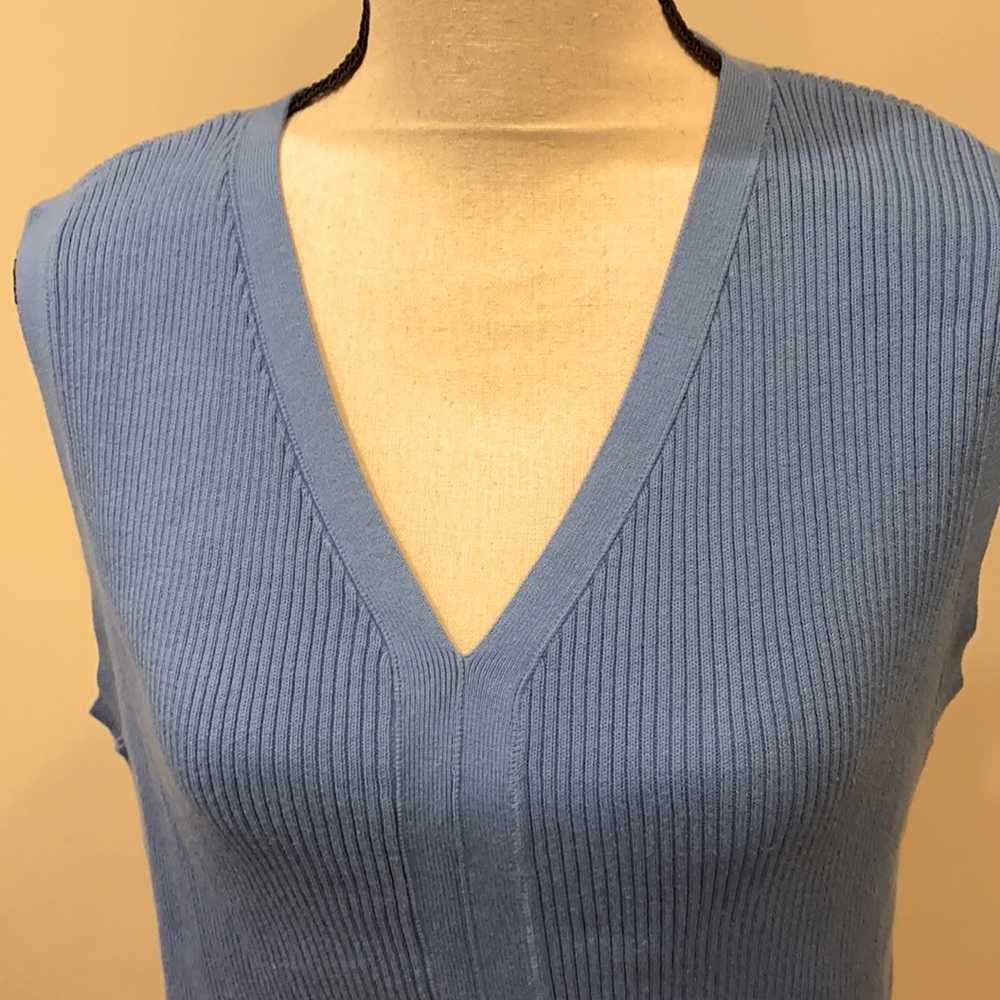 Liz Claiborne Liz Sport Blue Sweater Vest